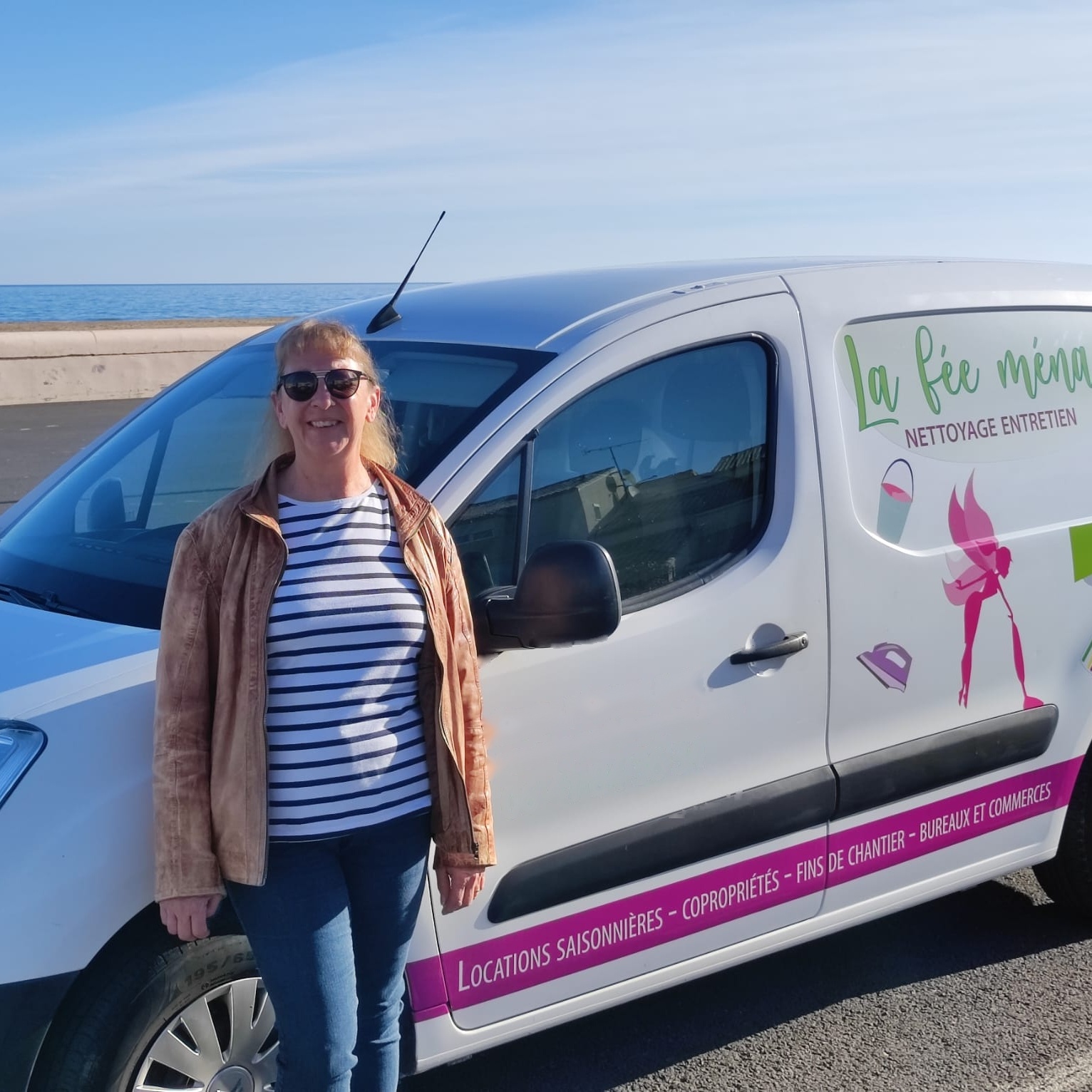 Florence Marionnel, fondatrice de La Fée Ménage, entreprise de nettoyage dans le Morbihan